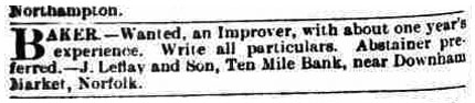 1899 advert