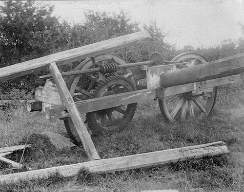 Fantail trolley remains - c.1925