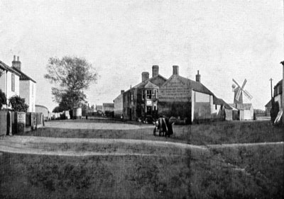 Mill seen from the High Street c.1905