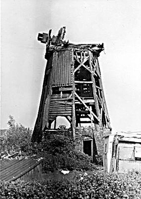 The mill lying derelict in 1967