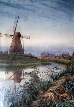 Painting by A. Challis c.1900 