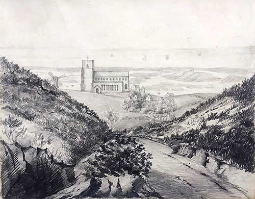 Salthouse smockmill drawing c.1820