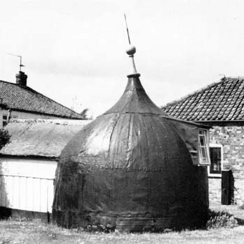 ogee cap from Sporle towermill 18th May 1979