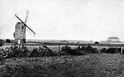 Mill with harbour beyond c.1930