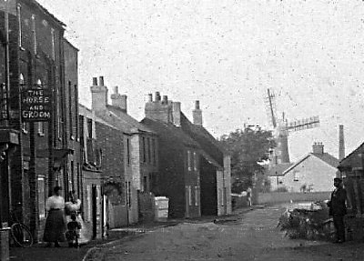 c.1920 with Horse & Groom in foreground 