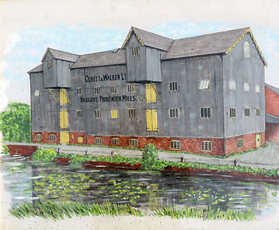 Painting of mill c.1926