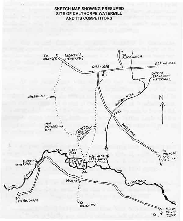 Calthorpe sketchmap