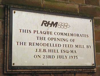 RHM plaque 5th January 1984