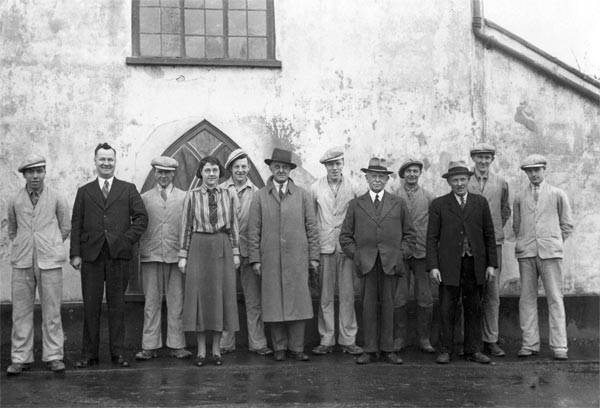 Mill staff in 1935