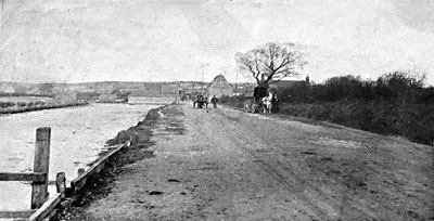 Mill dam with mill in the distance - c.1906