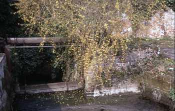 The wheel sluice in March 1967