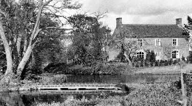 The bridge where the bypass joins the millpool in 1956