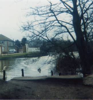 Mill dam March 1977