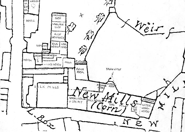 Section of an 1886 Ordnance Survey map