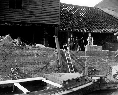 Mill being dismantled in 1897