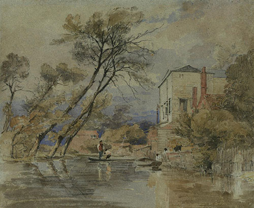 Back of New Mills by John Crome - c.1800