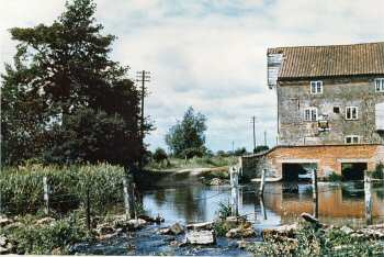 Mill and fenced ford c.1958