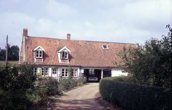 Mill cottage and mill remains September 1967