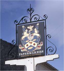 Swanton Morley pub sign in 1968