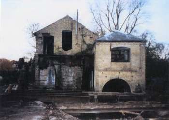 Lying derelict prior to conversion in 2000