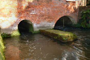 Tailrace arches 18th January 2004