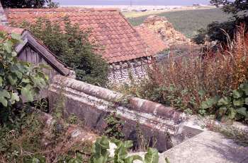 Leat in August 1967 with the sea behind