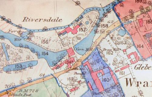 6" to 1 mile map c.1900